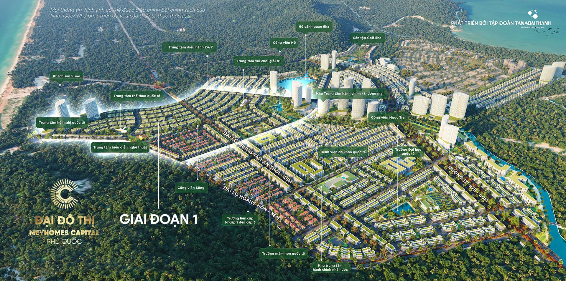 Tổng thể khu đô thị Meyhomes Capital Phú Quốc