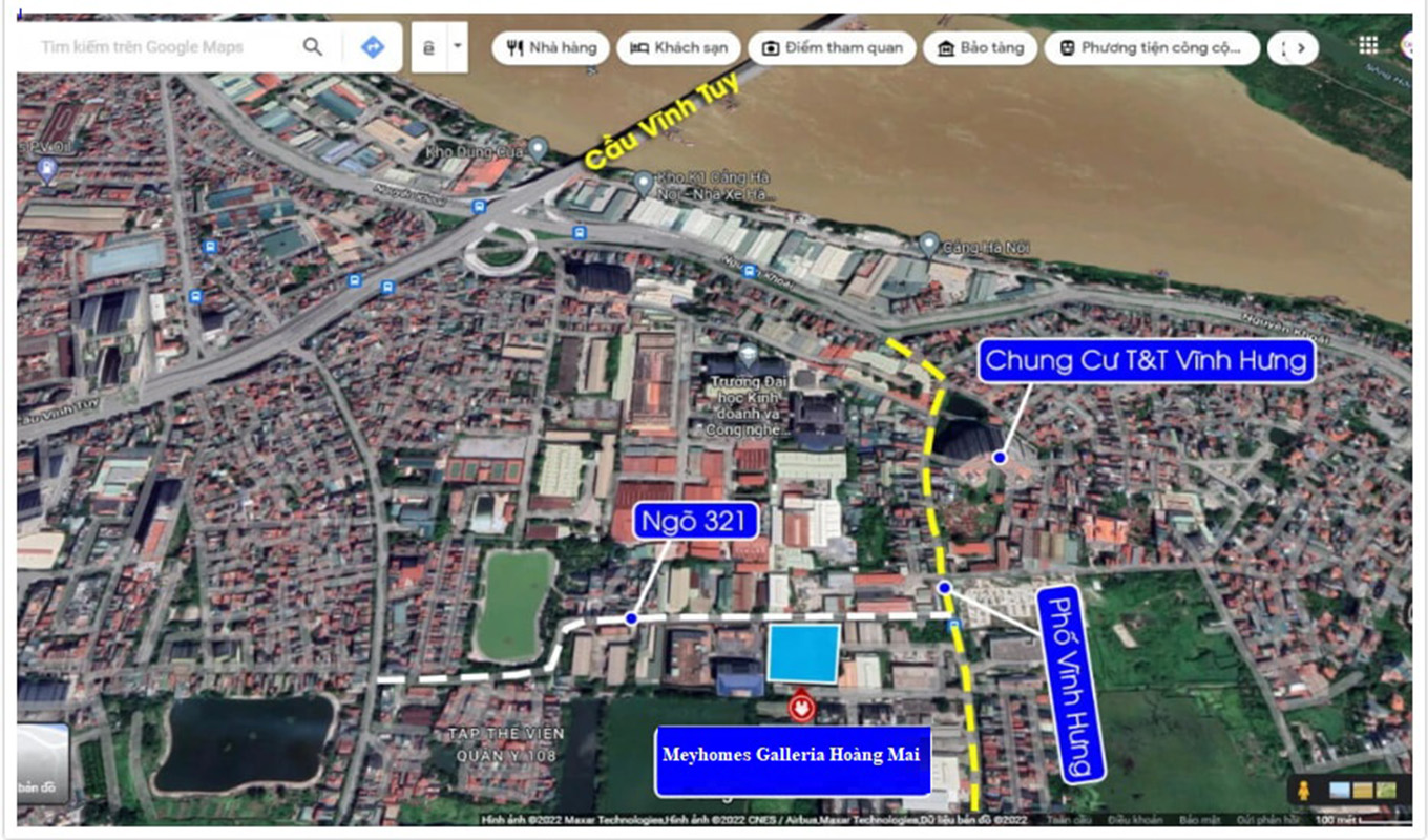 Vị trí Rivea Hanoi